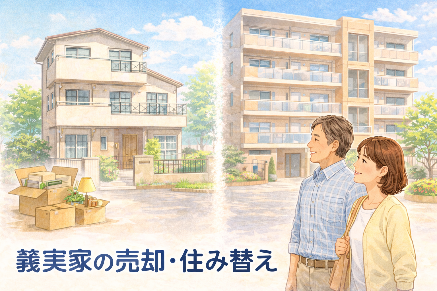 住み替えのイラスト